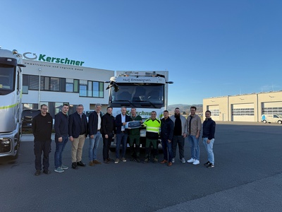 Zwei neue E-Actros für unseren Fuhrpark